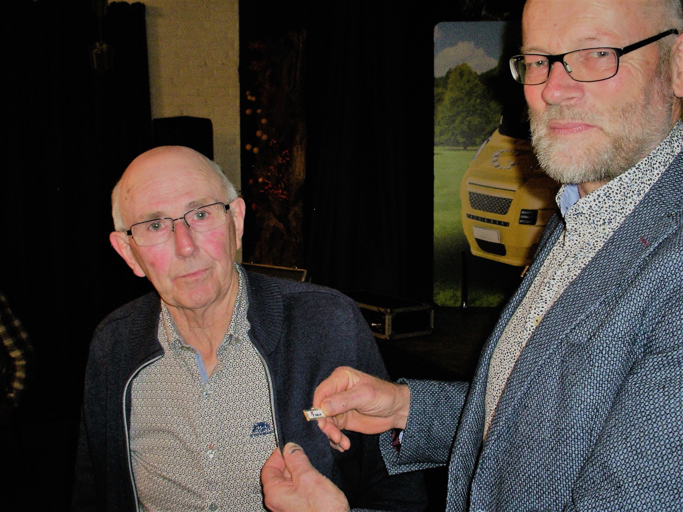 Klaas van de Zwaag 25 jaar lid.