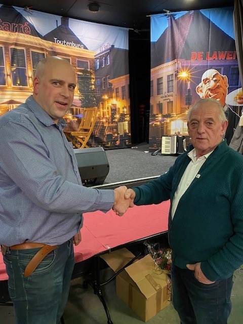Arend Vissia, van harte gefeliciteerd met zijn jubileum